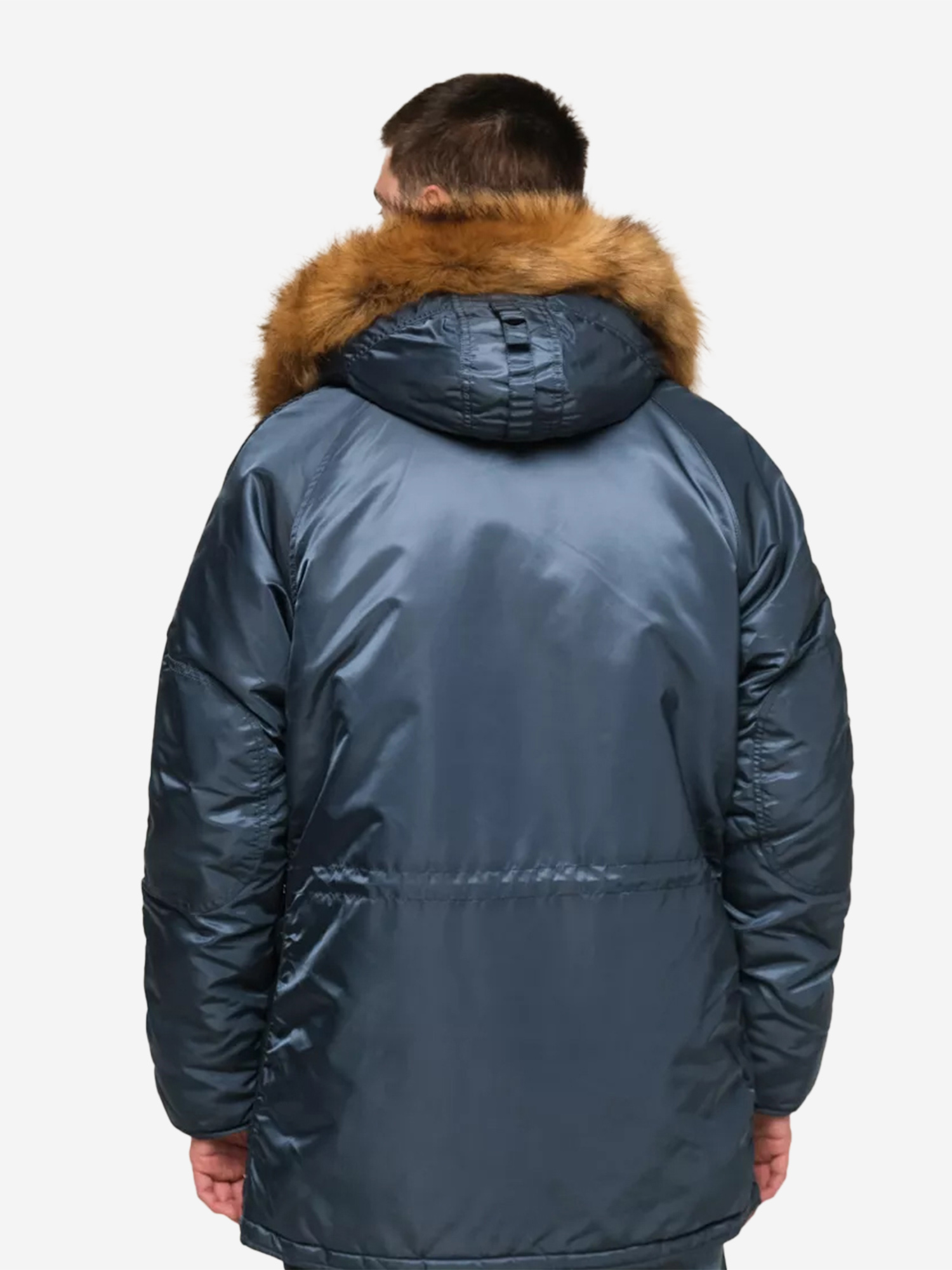 Slim Fit N-3B Parka  Slate Blue