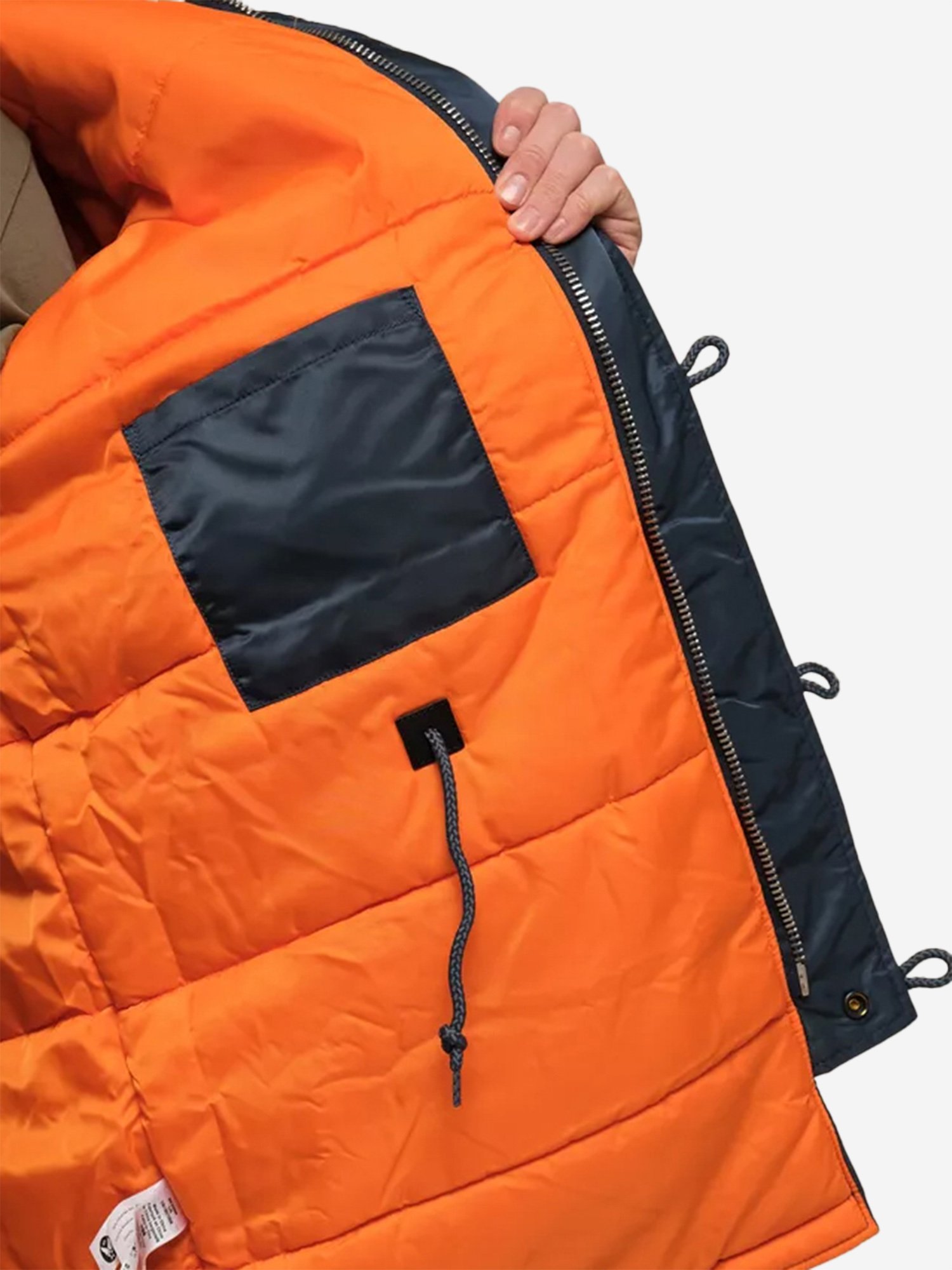 Slim Fit N-3B Parka  Slate Blue