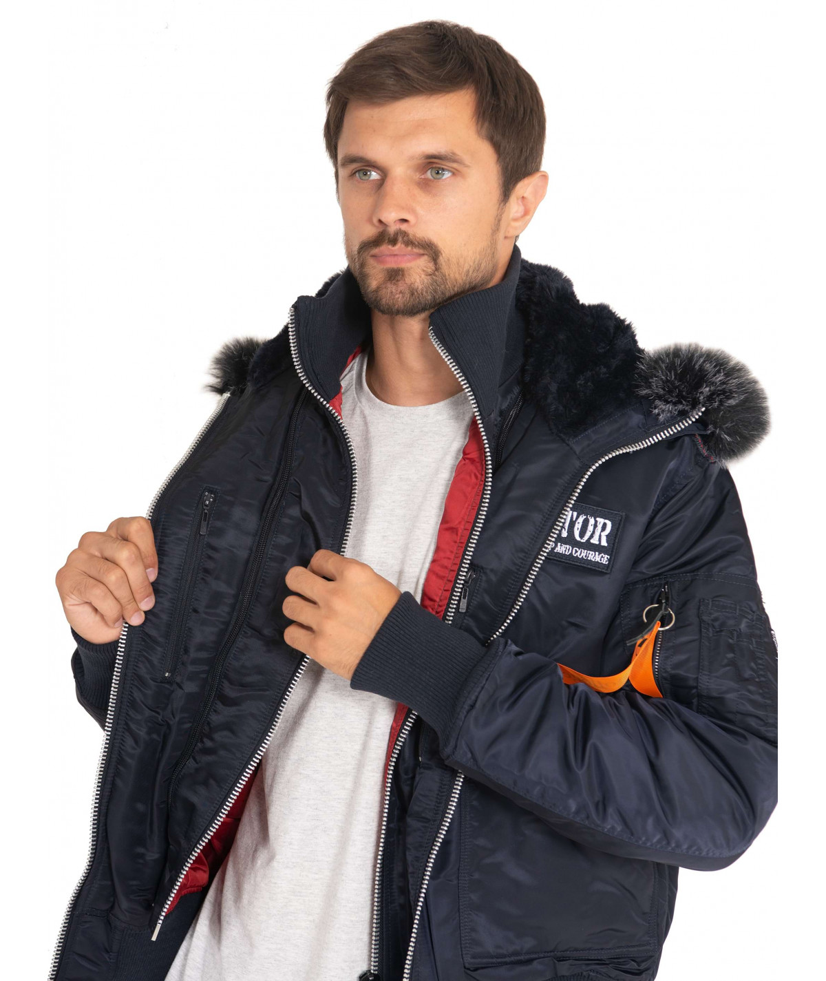 Куртка &quot;Aviator HD&quot; Night Sky/red