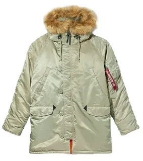 Куртка &quot;Slim Fit N-3B Parka&quot; Khaki