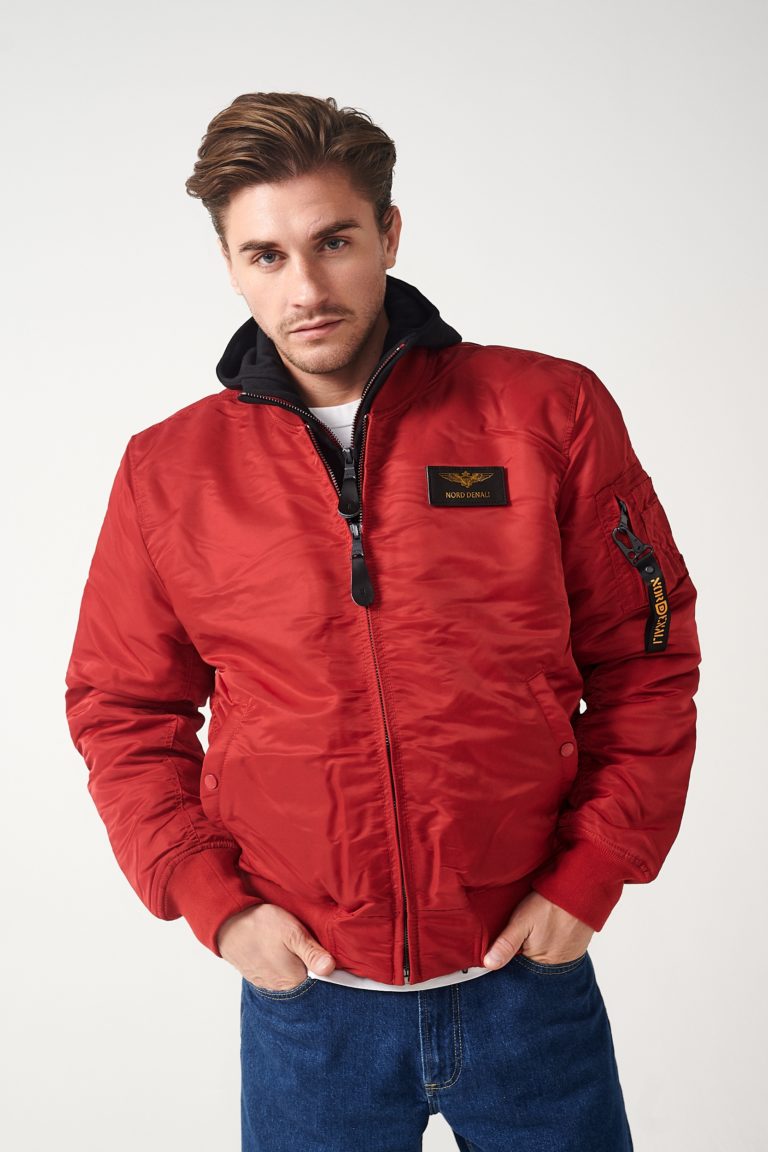 Куртка &quot;Ma-1 Hooded Denali&quot; Red
