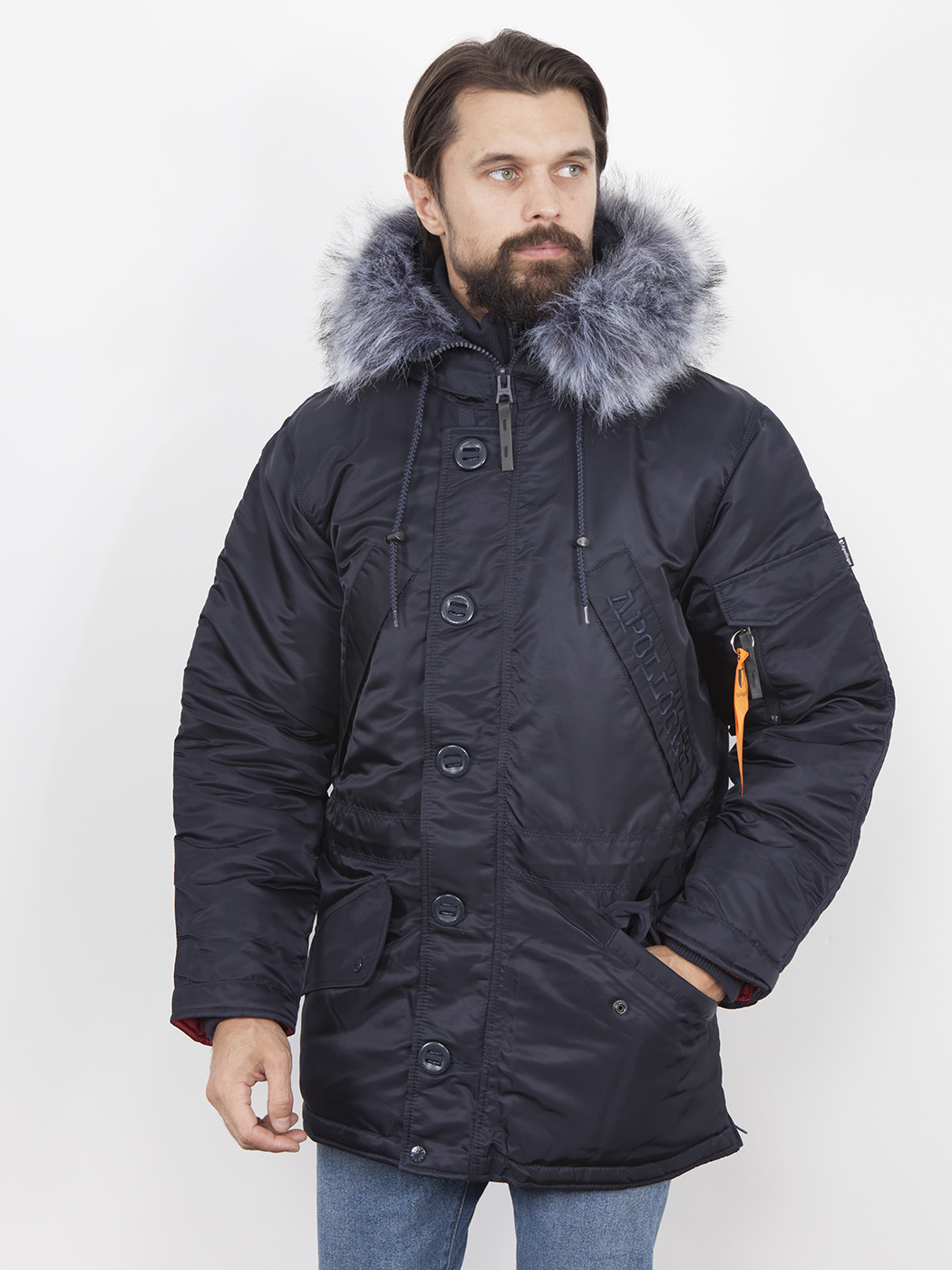 Куртка "EVEREST"  Night Sky/Red