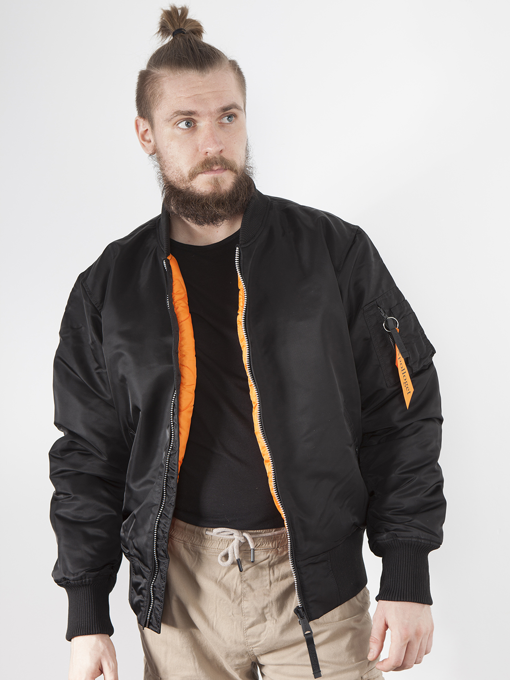 Куртка "В-17" Black/Orange