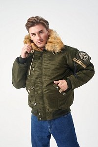 АЛЯСКА N-2B MILITARY grey