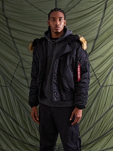 Куртка "N-2B Short Waist Parka" Alpha black