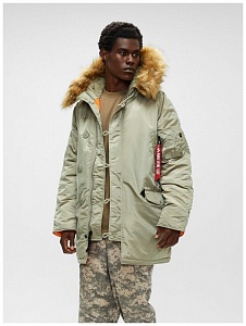 Куртка &quot;Slim Fit N-3B Parka&quot; Khaki