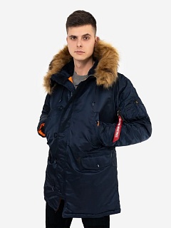 Slim Fit N-3B Parka Replica Blue