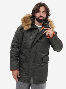 Slim Fit N-3B Parka Replica Grey